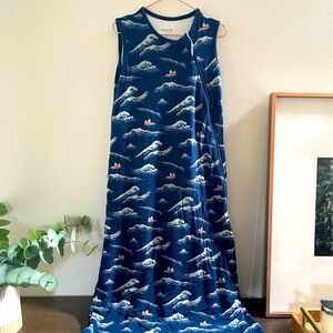 Kyte Baby 0.5 TOG sleepsack in Wave (sz Large)